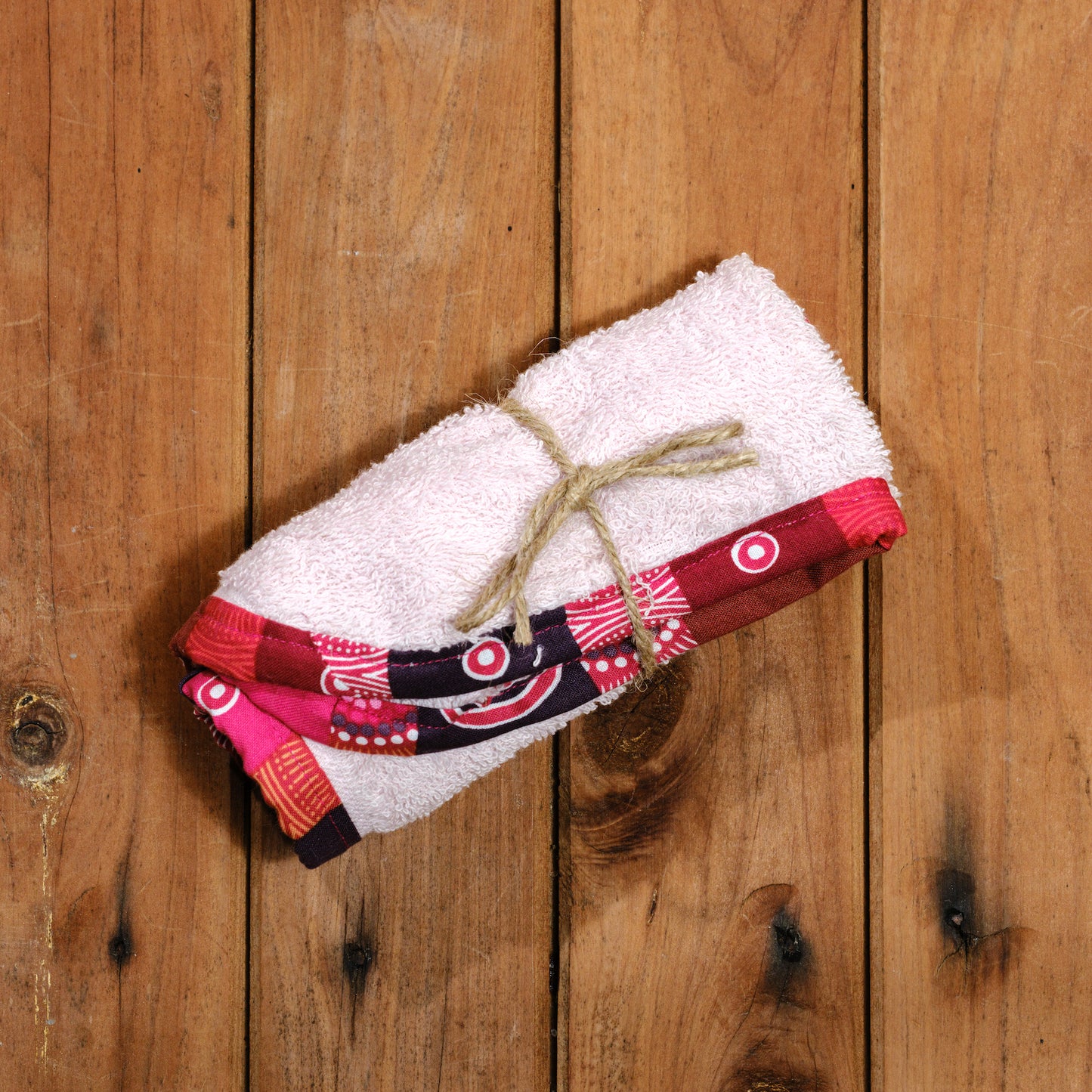 Washer – Light Pink with 'Desert Flowers' Edging